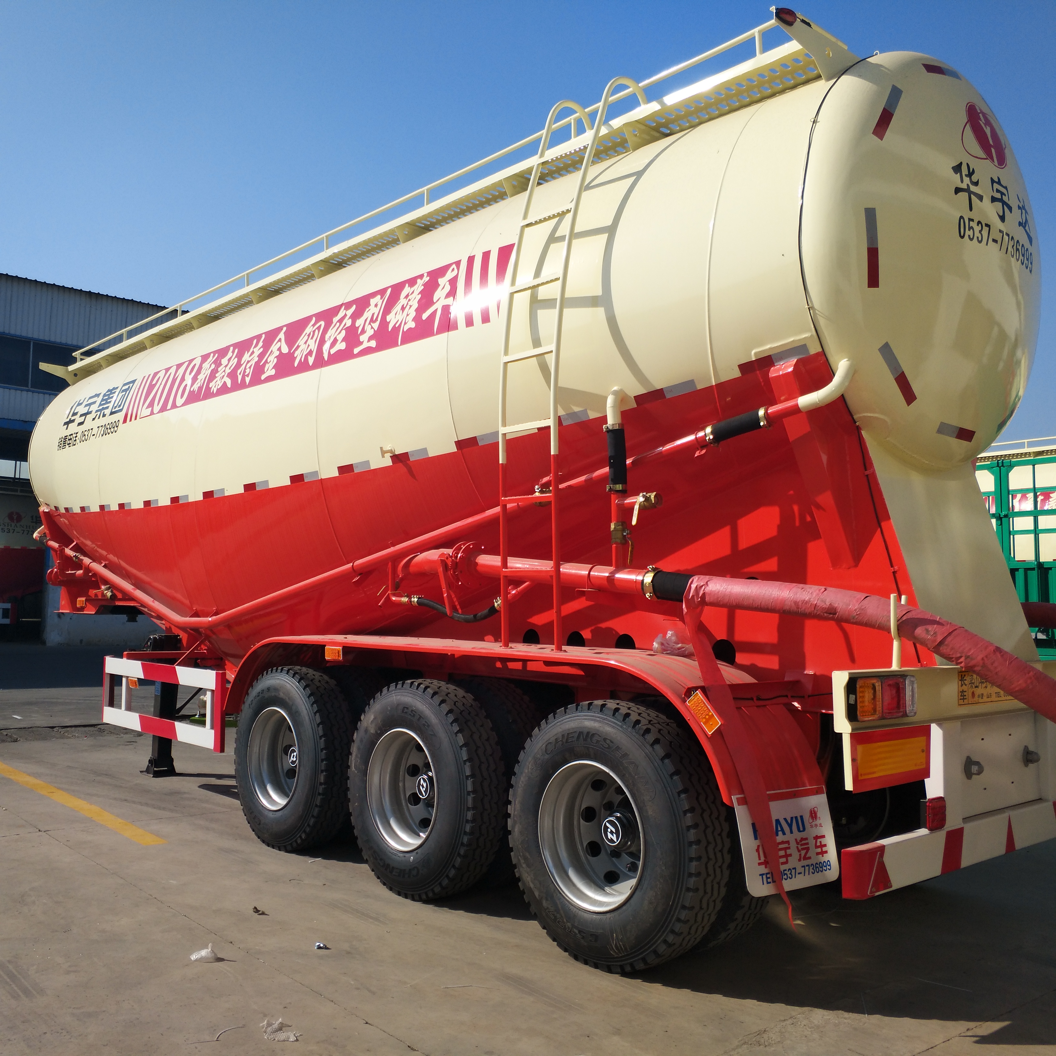 Hot Sale 50cbm Dry Bulker Semi  Trailer  Bulk Cement Semi  