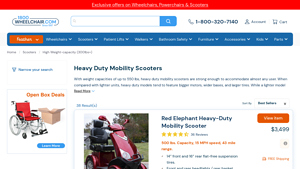 1800Wheelchair - Heavy Duty Mobility Scooters