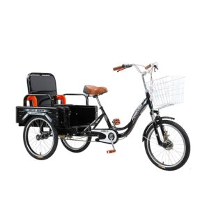 A stock image illustrating 3 wheel bicycle concepts