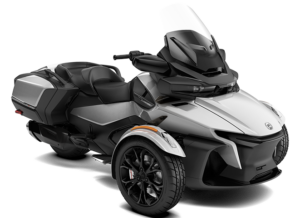 A stock image illustrating 3 wheeler motorcycle for adults concepts