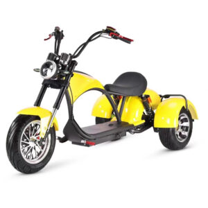 A stock image illustrating 3wheel electric tricycle motorcycle concepts