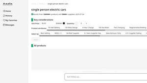 Accio - Single Person Electric Cars