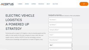 Acertus - Comprehensive EV Logistics Services