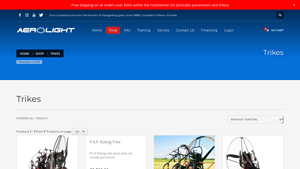 Aerolight - Air Conception Titanium Tandem Trike