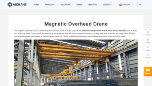 AIC Crane Lifting Solutions - Magnetic Overhead Cranes