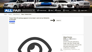Ram - Future EV Pickup Cancellation