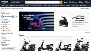 Komaki - SE Sport Hi-Speed Electric Scooter