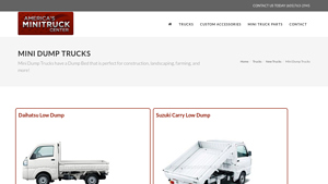 Mini Dump Trucks - Key Models
