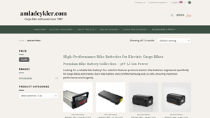 Amlad Cykler - High-Performance E-Bike Batteries