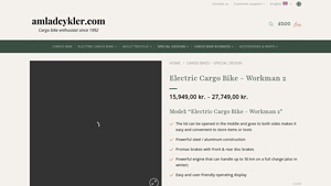 Amladcykler - Electric Cargo Bike Workman 2