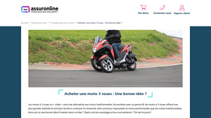 Assuronline - Trikes et Scooters à 3 Roues