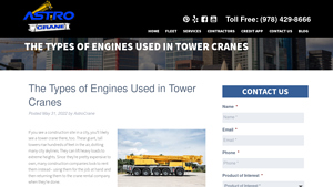 Astro Crane - Tower Cranes