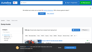 Scania - G 500 XT 8x4 Bordmatic Meiller