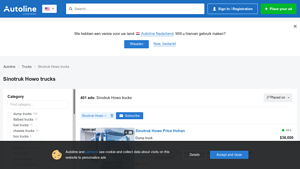 Sinotruk - Howo Trucks for Sale