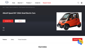Automatic Electric Car - Small Electric Car