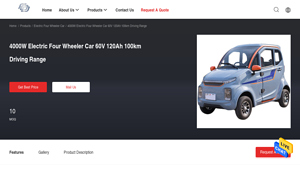 Automatic Electric Car - 4000W Four Wheeler