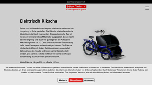 Bakfiets - Elektrische Rikscha