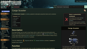 Barotrauma - Cargo Scooter