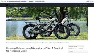 Bee Cool Bikes - E-Bikes and E-Trikes