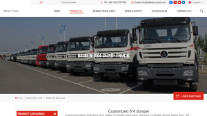 Beiben - 8x4 Dump Truck
