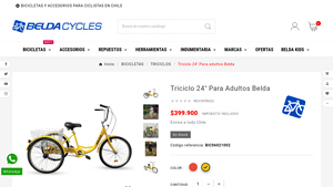 Belda - Triciclo 24 para Adultos
