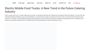 Belyoo - Electric Mobile Food Trucks