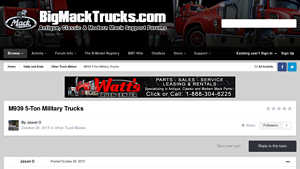 Big Mack Trucks - M939 5-Ton Military Trucks