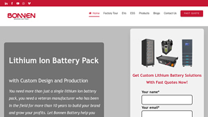 Bonnen Battery - Custom Lithium Ion Battery Packs