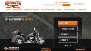 Brandt's Harley - Long-Haul Touring Trike