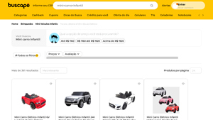 Brinqway - Mini Carro Elétrico Infantil 6V