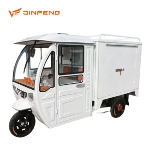 A stock image illustrating cabin electric tricycle concepts