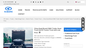CAMC - CMAC Trailer Head Truck 6x4 EV Tractor Truck