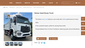 Sinotruk - Hohan Used Dump Truck