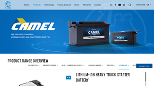 CamelBatt - Lithium Ion Battery for Heavy Trucks
