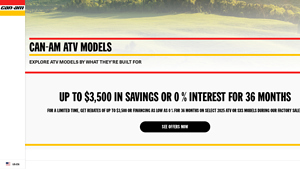 Can-Am - Off-Road ATVs & SXS Models