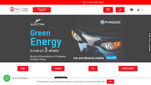 Car and General - Piaggio Electric Tuk Tuk