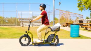 A stock image illustrating cargo scooter concepts