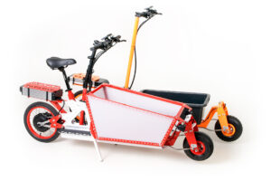A stock image illustrating cargo scooter concepts