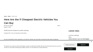 Cars.com - Electric Vehicle Offerings