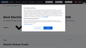 Best Electric Pickup Trucks - 2025 and 2026 Rankings