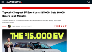 Toyota - bZ3X Electric SUV