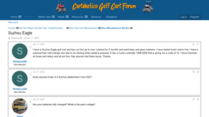 Suzhou Eagle - Golf Cart Troubleshooting