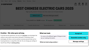 Carwow - Best Chinese Electric Cars 2025