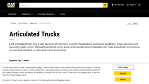 Cat - Three Axle Articulated Trucks