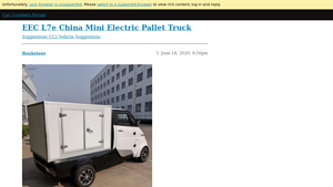 EEC - L7e Mini Electric Pallet Truck