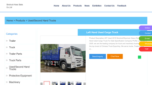 Sinotruk - Left Hand Used Cargo Truck