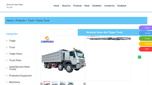 Sinotruk - Howo 8x4 Tipper Truck