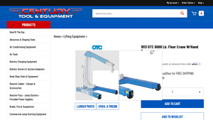OTC - 6000 Lb. Floor Crane