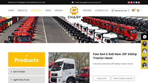 Chary Machinery - Faw J5P 340hp Tractor Head