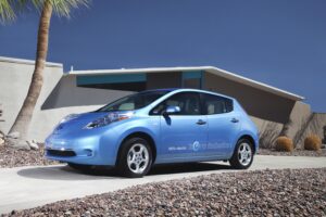 A stock image illustrating cheap electric car concepts